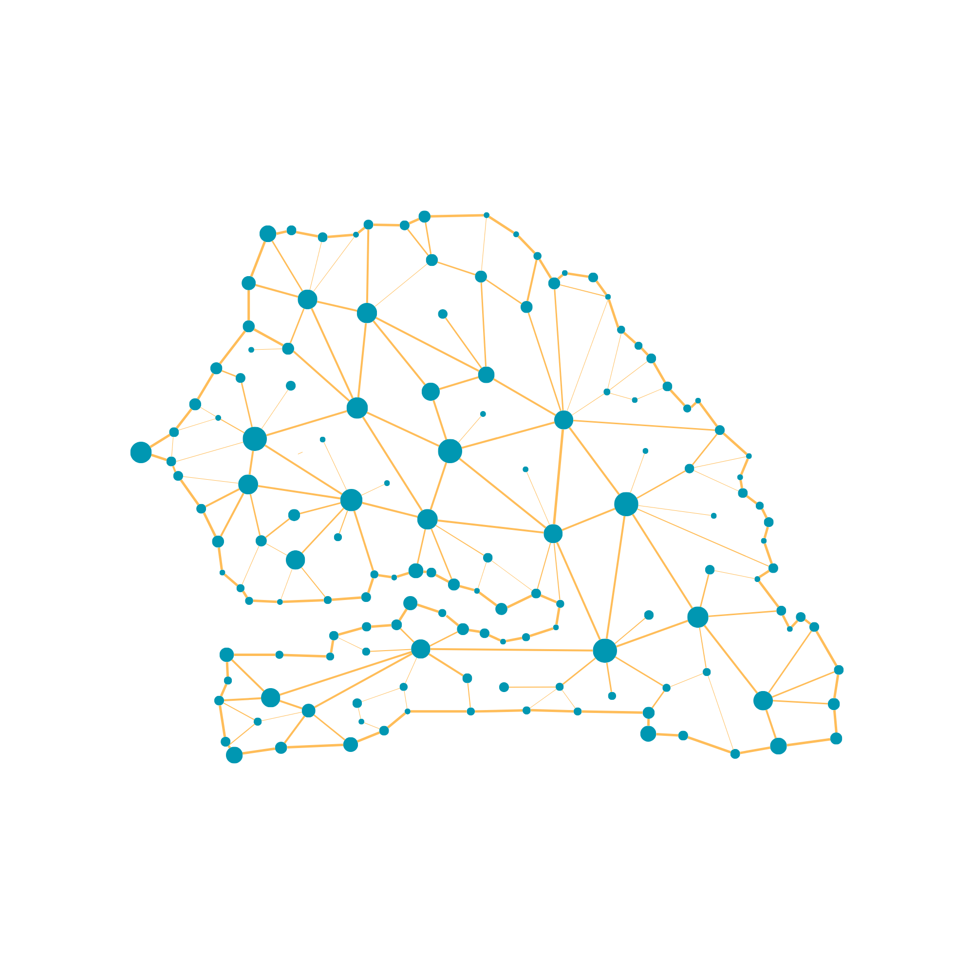 Dakar cityscape background